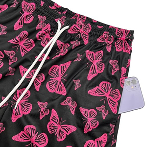 2026 100% Polyester Basketball Shorts Custom Brand Double-<b>Layer</b> Sublimation Printed Solid Quick Dry Breathable Sports Shorts - Product Image 2