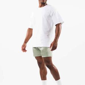 <b>Elastic</b> Waist Men Mesh Shorts Loose Fit Customised 5 Inch Inseam Breathable OEM Summer Digital Print Shorts - Product Image 3