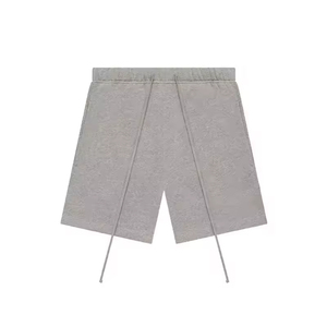 Shorts de survêtement pour hommes de haute qualité, unis, écologiques, style streetwear hip-hop, impression par transfert thermique, broderie 3D - Product Image 3