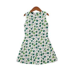 Robe d'été sans manches personnalisée de haute qualité pour filles, motif crème glacée à paillettes, imprimée sur mesure, respirante, idéale pour les fêtes - Product Image 3