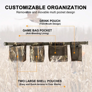 Bolsa de Cintura para Caza con Diseño de Camuflaje, Bolsa Multibolsillos, Porta Bebidas, Correa Ajustable, para Pesca y Actividades al Aire Libre, Venta al Por Mayor, OEM - Product Image 6