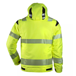 <b>Hi</b>-<b>Vis</b> Work Safety <b>Jacket</b> Men's Two Tone High Visibility Reflective Safety <b>Jackets</b> for Men Genuine Adults - Product Image 5