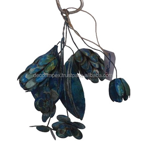 Zink Antique Butterfly Shape Venta al por mayor Iron Bunch para su tienda Macrame Wall Hanging Leafs Hand Drawn Wild flowers Bunch - Product Image 5