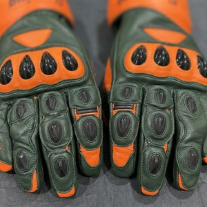 Gants de moto en cuir robustes personnalisables pour la protection des mains, équipement de course sur circuit, prix de gros, gants sur mesure - Product Image 3