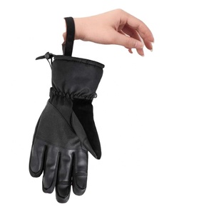 Mitaines de ski chauffantes chaudes pour l'hiver, gants de snowboard en peau de daim imperméables avec fermeture auto-agrippante, gants de sport d'extérieur pour hommes - Product Image 2