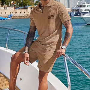 ชุดกางเกงขาสั้นสำหรับออกกำลังกายผู้ชาย เหมาะสำหรับการวิ่งออกกำลังกายหรือสวมใส่ลำลอง น้ำหนักเบา ยืดหยุ่น สวมใส่สบาย - Product Image 2