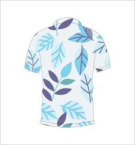 เสื้อโปโลพิมพ์ลายใบไม้เท่ๆ เสื้อกอล์ฟสั่งทำพิเศษ แขนสั้น ระบายอากาศได้ดี เสื้อผ้ากีฬาทีมลำลอง - Product Image 5