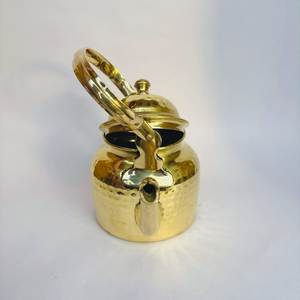 Premium Copper Water Heating <b>Kettle</b> Matte Finish with Strong Handle Handmade for Stove Use <b>Tea</b> Brewing and Gift Purpose - Product Image 2