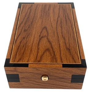 Luxury Smooth Polished Wooden Cigar Case Crafted For Classic Appeal With Durable Construction And Refined Finish - Product Image 4