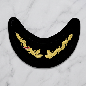 KEW Venta al por Mayor Gorra de Comandante de la Marina Americana Bordada a Mano con Visera para Uniforme de Desfile y Ceremonia, Visera Dorada de Mylar - Product Image 2
