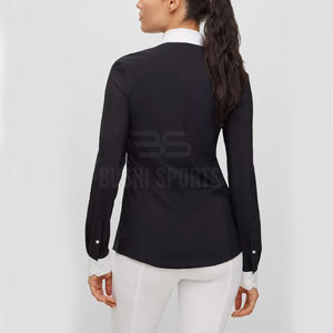 Chemises d'équitation athlétiques confortables en tissu doux et chemises d'équitation pour l'entraînement équestre quotidien - Product Image 2