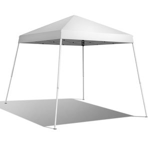 Tenda Portatile 2,4 x 2,4m Bianca per Uso Domestico, Impermeabile, Pieghevole, Design Pop-up - Product Image 4