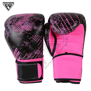 Guantes de Boxeo de Cuero Personalizados con Combinación de Colores, Transpirables, de Alta Calidad, para Competencia, del Mejor Proveedor - Product Image 2