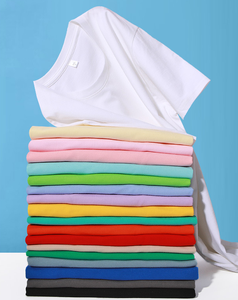 เสื้อยืดคอกลมปักโลโก้ตามสั่ง ราคาโรงงานบังกลาเทศจีน น้ำหนัก 180 กรัม สำหรับผู้ชายและผู้หญิง ผ้าฝ้ายแท้ แขนสั้น - Product Image 1