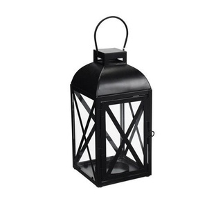 Metal Candle Lantern Sophisticated Residential Decor Feature Crafted to Blend Artistic Design with Warm Ambient Lighting - Product Image 3