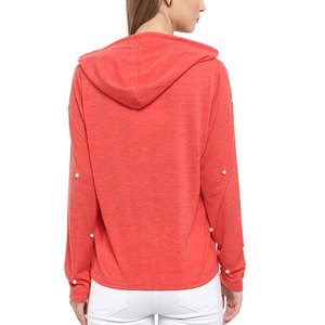 Sweat-shirt ample tendance pour femme, design personnalisé, en polaire unie, vêtement d'entraînement sportif professionnel, nouveau style 2026 - Product Image 5