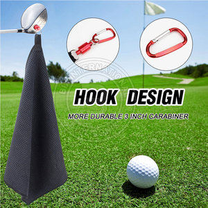 Toalla de golf ligera y fácil de transportar, ideal para viajes, deportes y limpieza. - Product Image 3