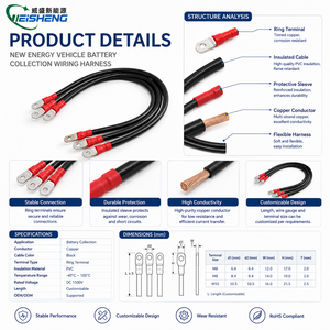 Harness Kabel Baterai Kustom untuk Pengumpulan Tegangan dan Suhu BMS - Product Image 3