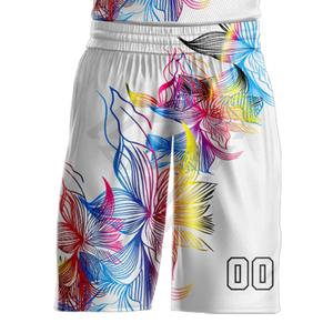 Conjunto de Uniforme de Baloncesto Sublimado Personalizado, Fabricante Mayorista, Impresión Floral, Uniforme de Equipo sin Mangas, Ropa Deportiva - Product Image 6