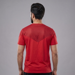 T-shirt de sport pour homme en coton 100% avec col en V, 300 g/m², respirant, pour la musculation, vente en gros en Australie, logo personnalisé - Product Image 4