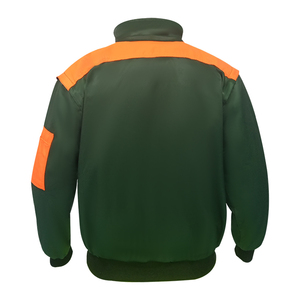 Custom Warm Men's Winter Hi Vis ANSI Class 1 Waterproof Road Safety <b>Work</b> Jackets Softshell <b>Stand</b> Hood Front Reflective Tape - Product Image 3