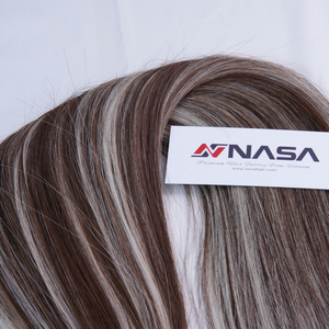 Extensiones de cabello virgen humano crudo vietnamita de punta plana de calidad de lujo a granel Natural recto Super Double Drown Piano Color - Product Image 6