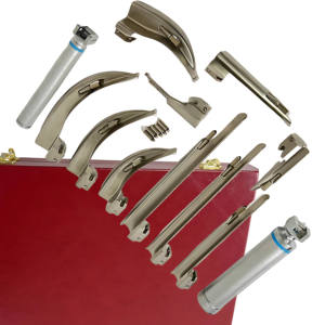 Juego de Laringoscopio Eléctrico LED de Acero Inoxidable Macintosh Miller de Alta Calidad, 6 Hojas Rectas, 4 Hojas Curvas, Caja con Logotipo Personalizado, CE ISO - Product Image 2