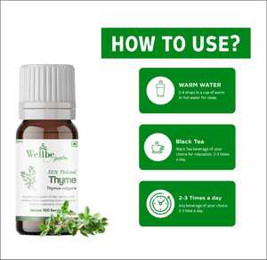 Wellbe Palm Wild Thyme Leaf, Extracto Herbal en Gotas, 100% Natural, Grado Alimenticio, en Botella - Product Image 5
