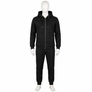 Plain Hoodie And Sweatpants Set Stylish Streetwear Apparel <b>Tracksuit</b> For man - Product Image 1