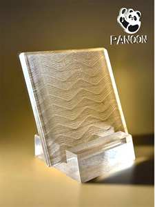 Vidrio laminado transparente con detalles dorados para proyectos comerciales de casas de lujo para aplicaciones de comedor de pared de cortina de invernadero - Product Image 2