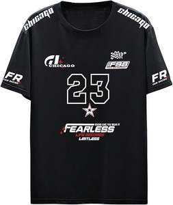 เสื้อเจอร์ซีย์กราฟิกแขนสั้นสำหรับแข่งรถฤดูร้อนสไตล์วินเทจสตรีทแวร์ - Product Image 6