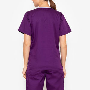 Tenues chirurgicales personnalisées en polyester et coton à manches courtes pour femmes, ensembles d'uniformes pour médecins et infirmières d'hôpital - Product Image 6