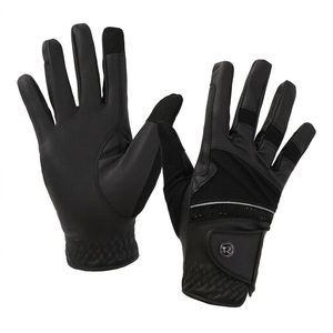 Guantes de Equitación de Cuero para Verano, Dedos Completos, Deportes al Aire Libre, Carreras de Caballos en Diferentes Colores - Product Image 1