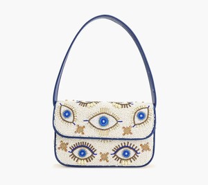 Palm Tree <b>Seed</b> Beaded Embroidery <b>Storage</b> Bag Women Shoulder Bag Designer Handbag Fashion Purse Evening Tote Wedding Gift Clutch - Product Image 2