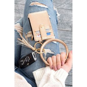 Portachiavi con Portafoglio e Braccialetto con Tasche Durevoli per Documenti e Certificati con Chiusura a Zip - Product Image 3