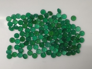 Onyx vert naturel 5 mm, taille brillant ronde, qualité supérieure, pierre précieuse en vrac pour la fabrication de bijoux - Product Image 4