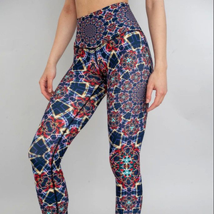 Ensembles de yoga personnalisés, ensembles de fitness pour femmes, ensembles soutien-gorge et leggings, non transparents, impression par sublimation 270 g/m², fabriqués au Pakistan - Product Image 5
