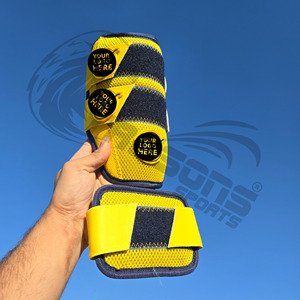 Protège-tibias de baseball TRQSONS personnalisables, légers, durables, professionnels, rembourrés en EVA rigide, avec logo personnalisé, équipement de protection - Product Image 2