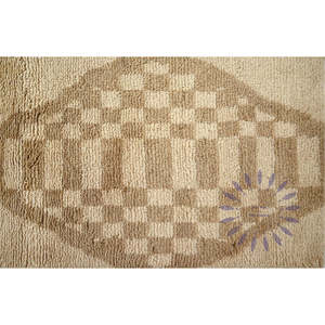 Tapis d'artiste fait à la main moderne laine fourrure matériel tapis ensembles Vintage Beni Ourain tapis persan 4x6 motif 3D chambre salon - Product Image 4
