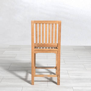 Chaise de bar d'extérieur en teck de qualité supérieure – Mobilier commercial pour patio, club de plage et hôtellerie, directement de l'usine - Product Image 5