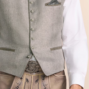 Gilet traditionnel bavarois réversible et respirant pour homme, style Trachten, idéal pour l'Oktoberfest 2026 - Product Image 2