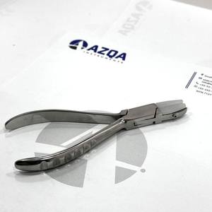 Pince à bec plat professionnelle en acier inoxydable de 5,5 pouces avec embouts en nylon pour la manipulation des piercings corporels - Product Image 2