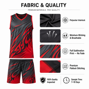 Ensemble de maillots de basket-ball pour hommes, sans manches, col en V, impression personnalisée, polyester respirant, uniforme pour l'entraînement et les matchs, vêtements unisexes - Product Image 3