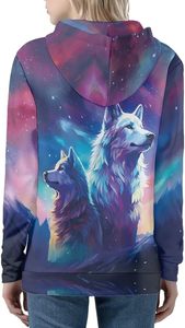 เสื้อฮู้ดซิปสำหรับผู้หญิงวัยรุ่น ยี่ห้อ ROMEO INDUSTRY ระบายอากาศได้ดี ผลิตจากโพลีเอสเตอร์ 95% สแปนเด็กซ์ 5% ผ้าฟลีซสำหรับฤดูหนาว มีโลโก้ด้านหน้า ไซส์ XS-5XL - Product Image 3