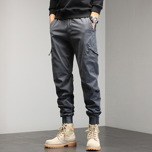 Pantalon cargo pour homme, style américain, multi-poches, joggers, taille plus, coupe ample, streetwear décontracté - Product Image 4