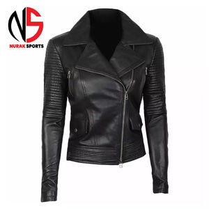 Chaqueta de cuero ligera para mujer, sostenible, transpirable, cómoda, genuina, con precio económico en Nurak en 2026 - Product Image 1