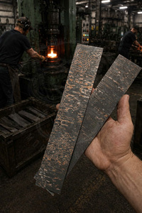 Barras de Cobre de Acero de Damasco al por Mayor, Último Diseño, Láminas en Blanco para Fabricación de Cuchillos, Escamas de Cobre para Fabricantes de Cuchillos - Product Image 4