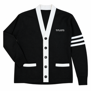 Hot Selling High-quality V-neck <b>Sweaters</b> for Sorority Fraternity Schools Colleges Universities Logos Knitted <b>Cardigans</b> - Product Image 1