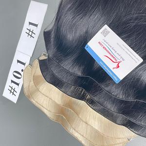 Extensiones de pelo de trama atadas a mano al por mayor, precio de fábrica, pelo virgen 100%, pelo vietnamita, extensión de trama atada a mano, alta calidad - Product Image 4