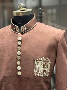 Traje Bandhgala de Lujo Bordado a Mano de Alta Calidad para Hombre, Ropa Tradicional Jodhpuri para Bodas, Disponible a Buen Precio - Product Image 2